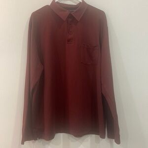 Arnold Palmer Stain Resistant Long Sleeve Polo